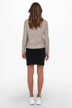 Only Jersey con detalles calados^Mujer Jerséis Y Cárdigans|Basic Bar