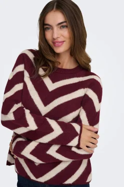 Only Jersey con estampado geom&eacute;trico^Mujer Jerséis Y Cárdigans