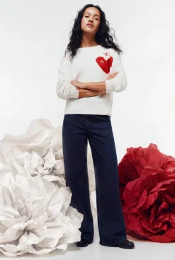 Springfield Jersey coraz&oacute;n A^Mujer Jerséis Y Cárdigans