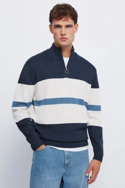 Springfield Jersey cremallera bloque color^Hombre Jerséis Y Cárdigans