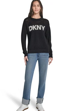 DKNY Jersey crochet^Mujer Jerséis Y Cárdigans