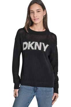 DKNY Jersey crochet^Mujer Jerséis Y Cárdigans
