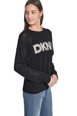 DKNY Jersey crochet^Mujer Jerséis Y Cárdigans