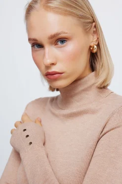 Springfield Jersey cuello alto botones pu&ntilde;os^Mujer Jerséis Y Cárdigans