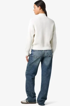 Noisy May Jersey cuello alto cremallera bordado^Mujer Jerséis Y Cárdigans