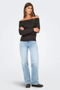 Only Jersey cuello barco vuelto^Mujer Jerséis Y Cárdigans|Basic Bar