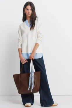 Springfield Jersey cuello mao bimateria^Mujer Jerséis Y Cárdigans