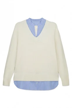 Springfield Jersey cuello mao bimateria^Mujer Jerséis Y Cárdigans