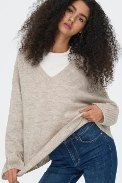 JDY Jersey cuello pico^Mujer Jerséis Y Cárdigans|Basic Bar