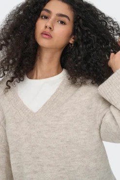 JDY Jersey cuello pico^Mujer Jerséis Y Cárdigans|Basic Bar