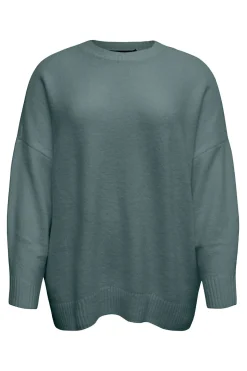 Vero Moda Curve Jersey cuello pico Curve^Mujer Basic Bar