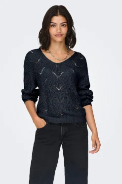 JDY Jersey cuello pico lurex^Mujer Jerséis Y Cárdigans