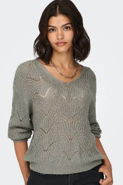 JDY Jersey cuello pico lurex^Mujer Jerséis Y Cárdigans