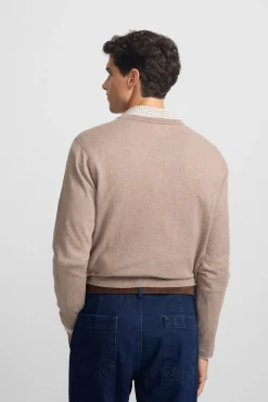 Silbon Jersey cuello pico retro^Hombre Jerséis Y Cárdigans