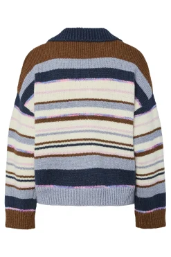 Pieces Jersey Cuello Polo Contraste^Mujer Polos