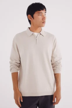 Springfield Jersey cuello polo cremallera^Hombre Jerséis Y Cárdigans