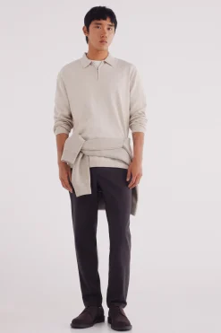 Springfield Jersey cuello polo cremallera^Hombre Jerséis Y Cárdigans