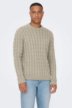 Only & Sons Jersey cuello redondo^Hombre Jerséis Y Cárdigans