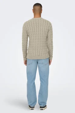 Only & Sons Jersey cuello redondo^Hombre Jerséis Y Cárdigans