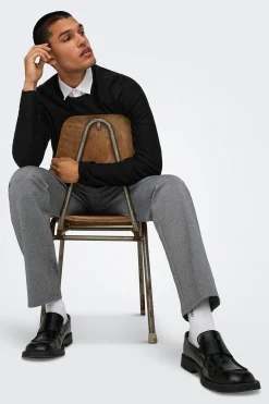 Only & Sons Jersey cuello redondo.^Hombre Jerséis Y Cárdigans