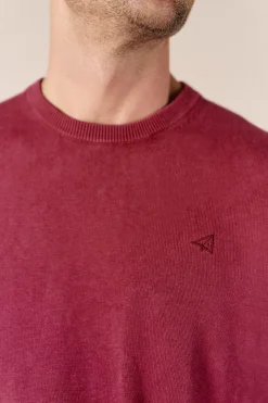 OOTO Jersey cuello redondo algod&oacute;n lavado^Hombre Jerséis Y Cárdigans