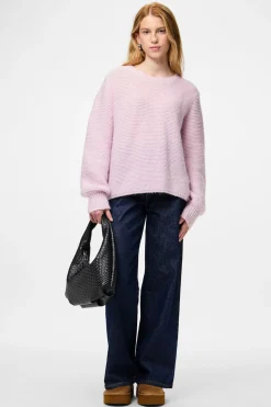 Pieces Jersey cuello redondo básico^Mujer Jerséis Y Cárdigans