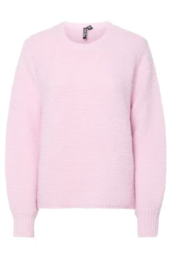 Pieces Jersey cuello redondo b&aacute;sico^Mujer Jerséis Y Cárdigans