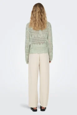 JDY Jersey cuello redondo calado^Mujer Jerséis Y Cárdigans|Camisetas