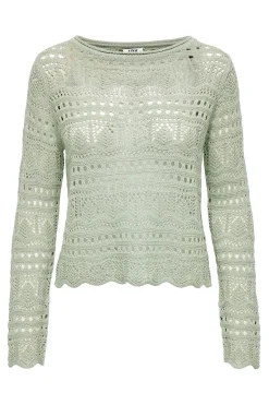 JDY Jersey cuello redondo calado^Mujer Jerséis Y Cárdigans|Camisetas