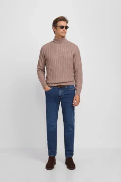 Silbon Jersey cuello vuelto de ochos^Hombre Jerséis Y Cárdigans