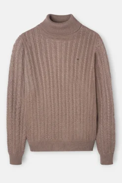 Silbon Jersey cuello vuelto de ochos^Hombre Jerséis Y Cárdigans