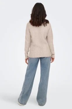 Only Jersey de canal&eacute; cuello pico^Mujer Jerséis Y Cárdigans