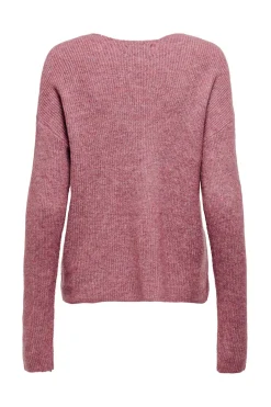 Only Jersey de canal&eacute; cuello pico^Mujer Jerséis Y Cárdigans