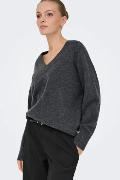 Only Jersey de cuello de pico^Mujer Jerséis Y Cárdigans|Basic Bar