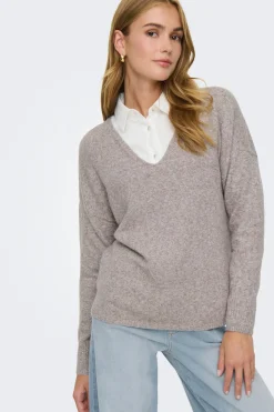 Only Jersey de cuello pico^Mujer Jerséis Y Cárdigans|Basic Bar