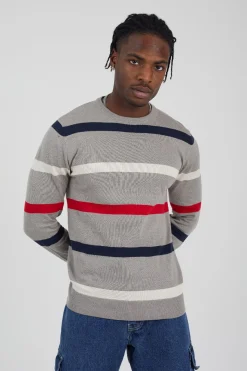 Brave Soul Jersey de punto a rayas^Hombre Jerséis Y Cárdigans