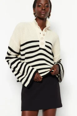 Trendyol Jersey de punto a rayas^Mujer Jerséis Y Cárdigans