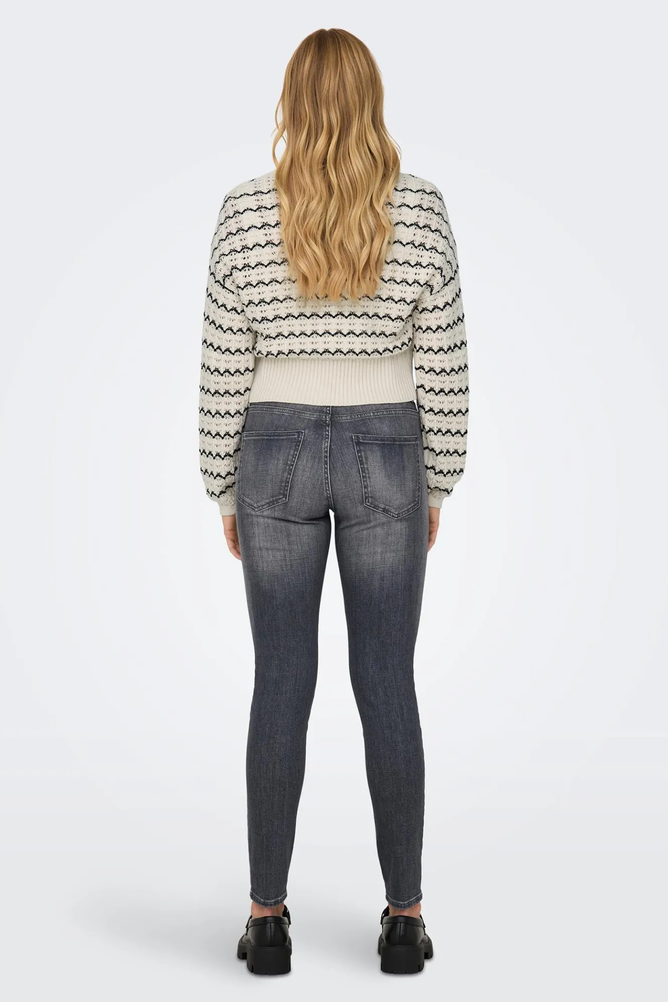 Only Jersey de punto corto canal&eacute;^Mujer Jerséis Y Cárdigans