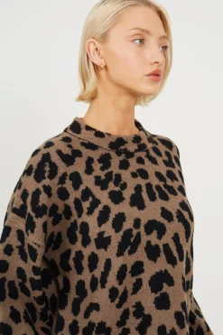 Brave Soul Jersey de punto leopardo^Mujer Jerséis Y Cárdigans