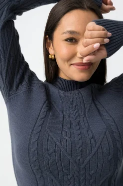 Tiffosi Jersey de punto trenzado^Mujer Jerséis Y Cárdigans