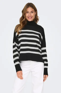 Only Jersey de rayas cuello alto^Mujer Jerséis Y Cárdigans