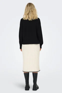 Only Jersey de rayas cuello alto^Mujer Jerséis Y Cárdigans