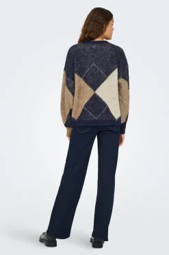 Only Jersey de rombos^Mujer Jerséis Y Cárdigans