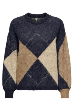 Only Jersey de rombos^Mujer Jerséis Y Cárdigans