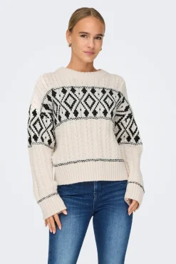 Only Jersey detalle cenefa^Mujer Jerséis Y Cárdigans