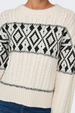 Only Jersey detalle cenefa^Mujer Jerséis Y Cárdigans