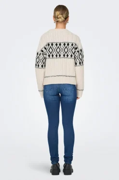 Only Jersey detalle cenefa^Mujer Jerséis Y Cárdigans