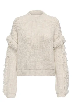 Only Jersey detalle flecos^Mujer Jerséis Y Cárdigans