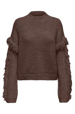 Only Jersey detalle flecos^Mujer Jerséis Y Cárdigans