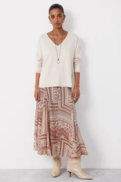 Cortefiel Jersey escote pico^Mujer Jerséis Y Cárdigans